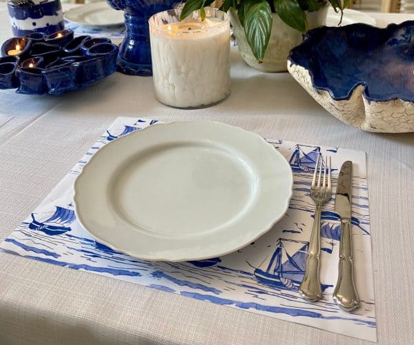 ⁦פלייסמנט סירה מנייר חד פעמי⁩ – תמונה ⁦3⁩