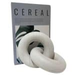 טבעות עץ צבע לבן/טבעי