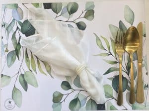 פלייסמנט עלים מנייר חד פעמי