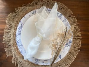 ⁦פלייסמנט טבע עגול מנייר חד פעמי⁩ – תמונה ⁦4⁩