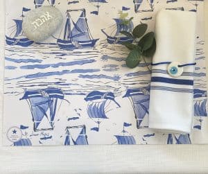 ⁦פלייסמנט סירה מנייר חד פעמי⁩ – תמונה ⁦6⁩