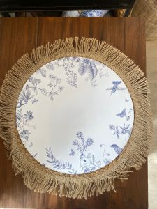 ⁦פלייסמנט טבע עגול מנייר חד פעמי⁩ – תמונה ⁦2⁩