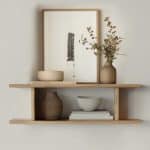 מדף צף כפול