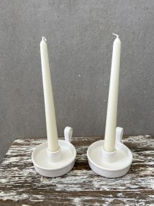 ⁦פמוט לבן נמוך⁩ – תמונה ⁦5⁩