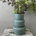 אגרטל טבעות ירוק