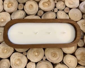 ⁦נר בניחוח וניל בכלי עץ⁩ – תמונה ⁦5⁩