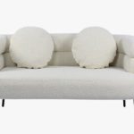 ספת בוקלה זוגית לבנה