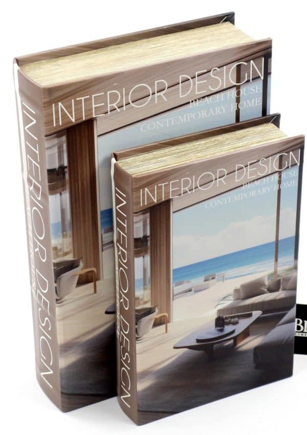 ספר אחסון- 2 גדלים INTERIOR DESIGN