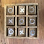 משחק איקס עיגול עץ וכסף