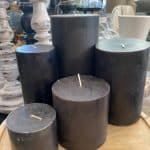 נר פטצ'ולי שחור - 5 גדלים