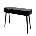 קונסולה 2 מגירות עץ שחור