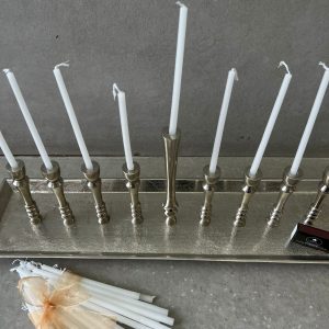 ⁦חנוכיית סיוון - כסף⁩ – תמונה ⁦3⁩