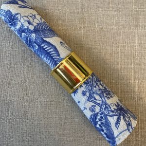 ⁦סט מפיות פרחוניות - ורוד / כחול / בז' / ירוק⁩ – תמונה ⁦3⁩