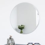 מראה עגולה חיתוך קריסטל