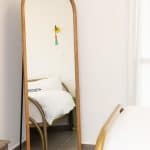 מראת גוף קשת - עץ מלא