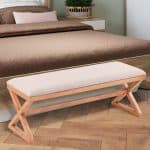 ספסל איקס - ריפוד פשתן