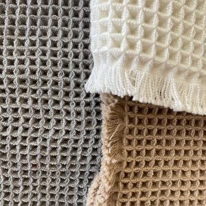 ⁦שטיח אמבט/מטבח וופל  - אפור בהיר⁩ – תמונה ⁦4⁩