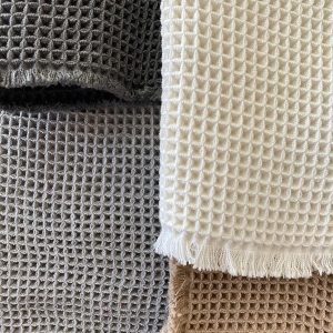 ⁦שטיח אמבט/מטבח וופל  - אפור בהיר⁩ – תמונה ⁦3⁩