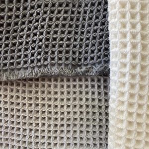 ⁦שטיח אמבט/מטבח וופל  - אפור בהיר⁩ – תמונה ⁦5⁩