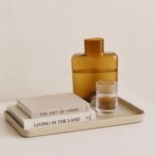 ⁦מגש חרס בז'⁩ – תמונה ⁦2⁩