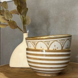 ⁦קערות מרוקאיות - חום⁩ – תמונה ⁦4⁩