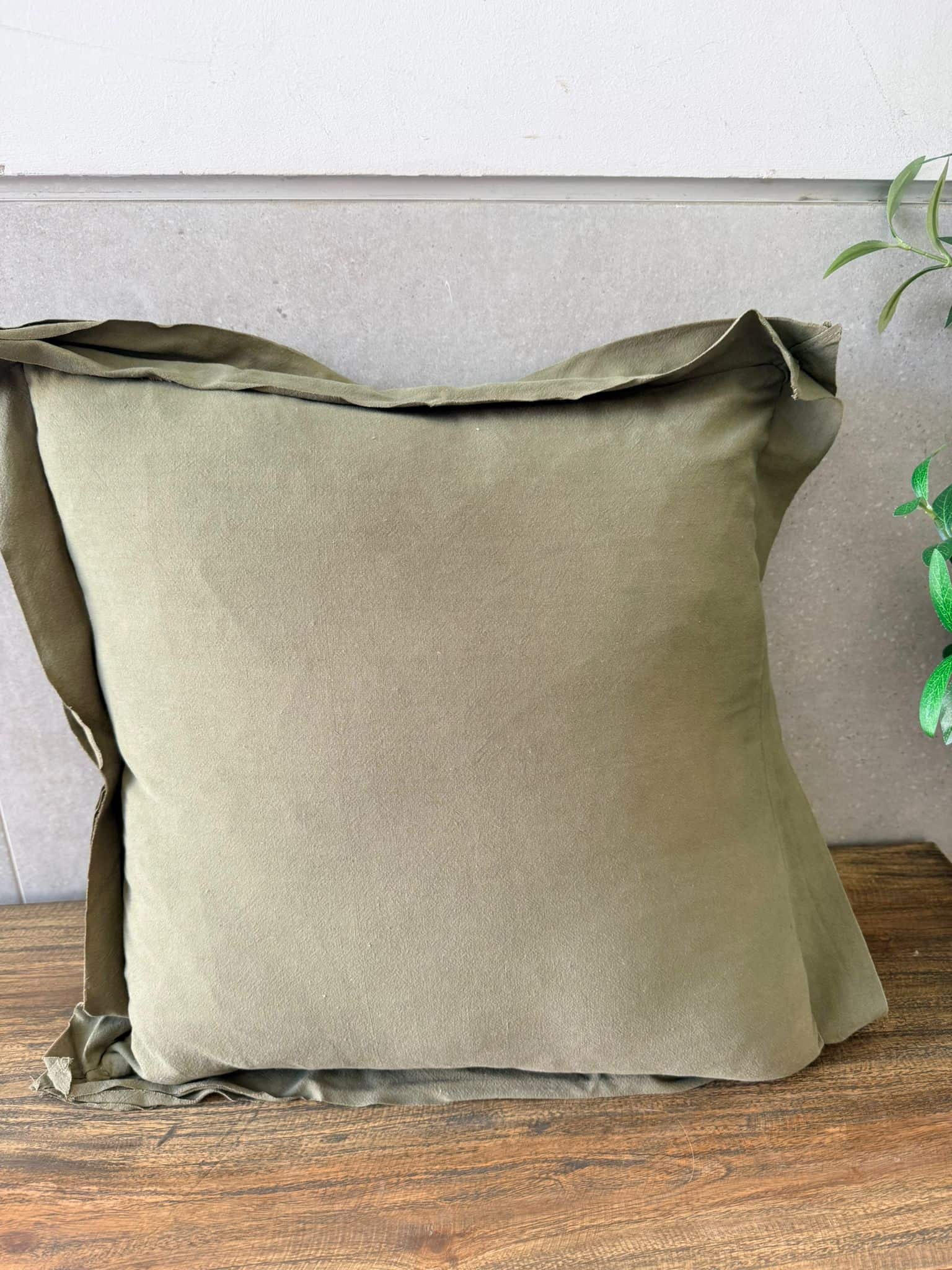 כריץ ירוק זית (5) כרית ירוק זית – תמונה 3