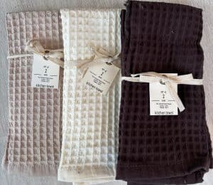 ⁦סט 4 מגבות מטבח פיקה⁩ – תמונה ⁦8⁩