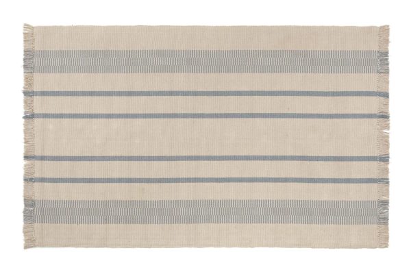 ⁦שטיח פסים - אפור⁩ – תמונה ⁦3⁩