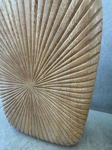 ⁦אגרטל עץ מחורץ טבעי⁩ – תמונה ⁦6⁩