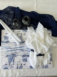 סט סידור שולחן - בלו