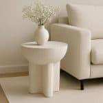 שולחן צד אבן קוטר 45