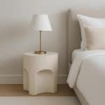 שולחן צד אבן קוטר 50