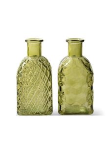 אגרטל זכוכית ירוק