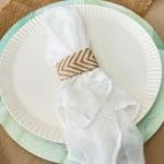 סט סידור שולחן - ירוק בטבע