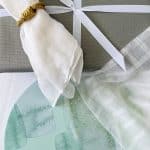 סט סידור שולחן - ירוק מוזהב