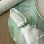 סט סידור שולחן - ירוק מרגיע