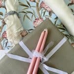 סט סידור שולחן - פרחוני ורוד ירוק