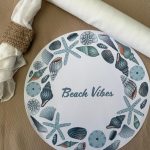 סט סידור שולחן - קיץ על החוף