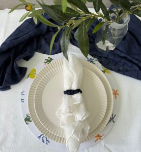 ⁦סט סידור שולחן - זיתים⁩ – תמונה ⁦2⁩