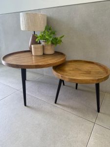 ⁦זוג שולחנות עגולים 75X45⁩ – תמונה ⁦6⁩