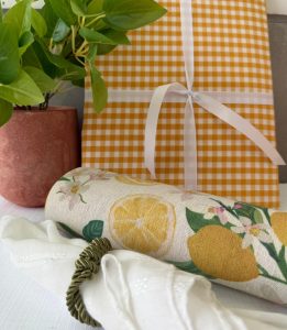 ⁦מפת שולחן משבצות - צהוב⁩ – תמונה ⁦13⁩