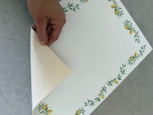 סט 4 יח' פלייסמנט PVC - מסגרת לימונים – תמונה 3