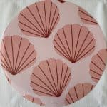 חבילת פלייסמנט - צדף פנינה ורוד