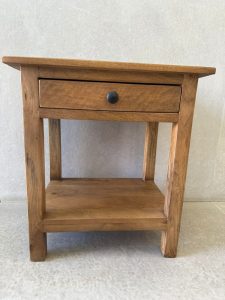 ⁦שידת צד מיטה עם מגירה - עץ מנגו⁩ – תמונה ⁦5⁩