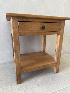 ⁦שידת צד מיטה עם מגירה - עץ מנגו⁩ – תמונה ⁦6⁩