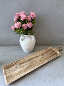 מגש עץ עם ידית