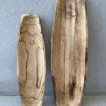 מגש עץ טבעי אליפסה