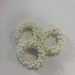 סט 12 חבקים למפיות - פנינה