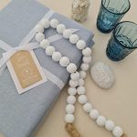 מפה חגיגית דמוי פשתן - צבע כחול ג'ינס