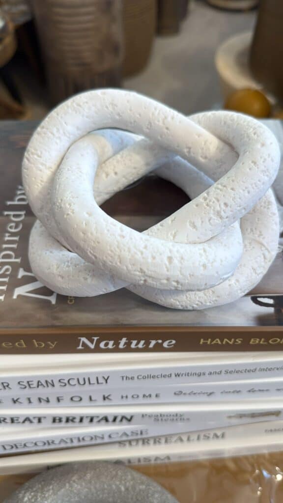 ⁦פסל דקורציה טרוורטין מעוגלת⁩ – תמונה ⁦2⁩